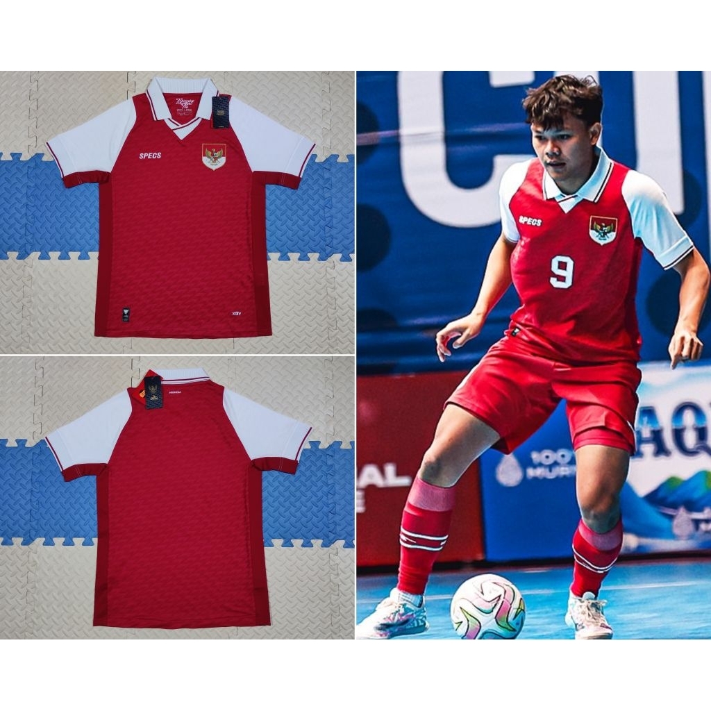 Jersey Timnas Futsal Indonesia Home 2025 - 2026 Original Specs Player Issue