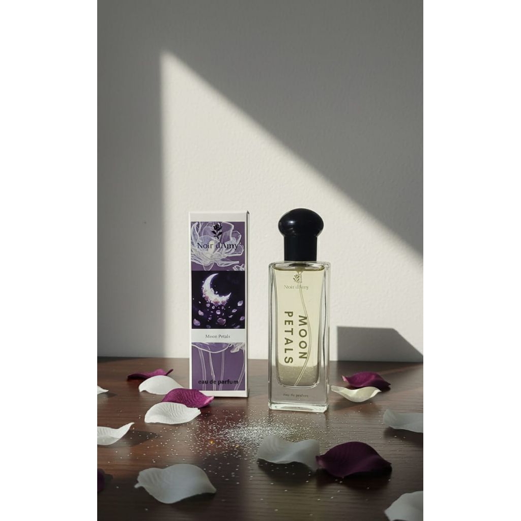 Noir d’Amy MOON PETALS EDP 30ml – Parfum Elegan, Wangi Tahan Lama