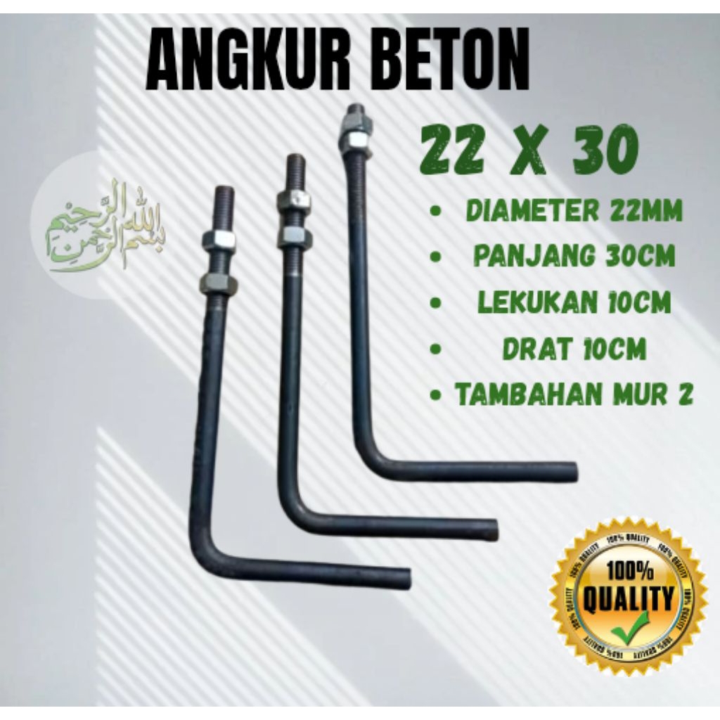 Angkur Besi Beton 22mm