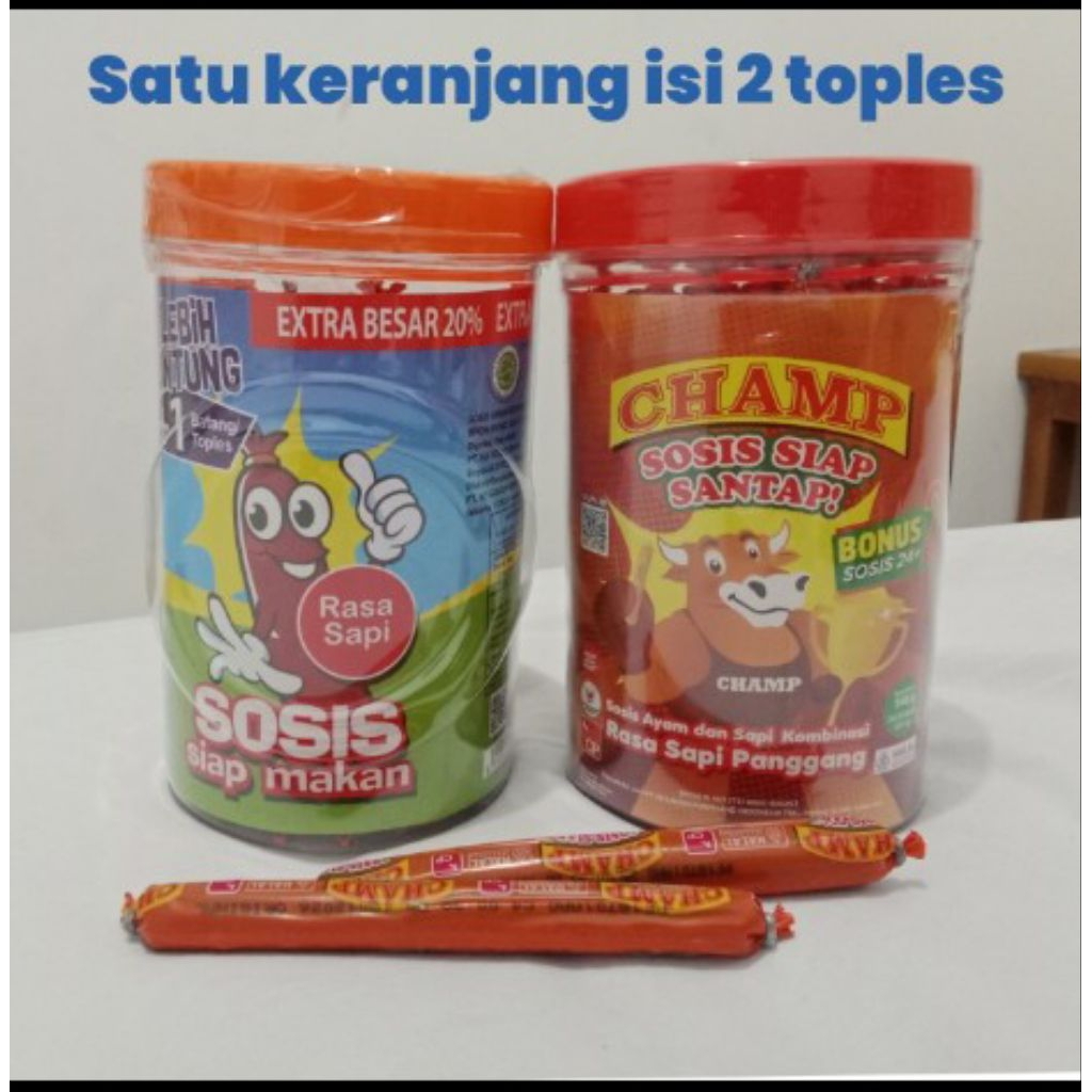 Sosis champ + sosis so nice Original=2toples