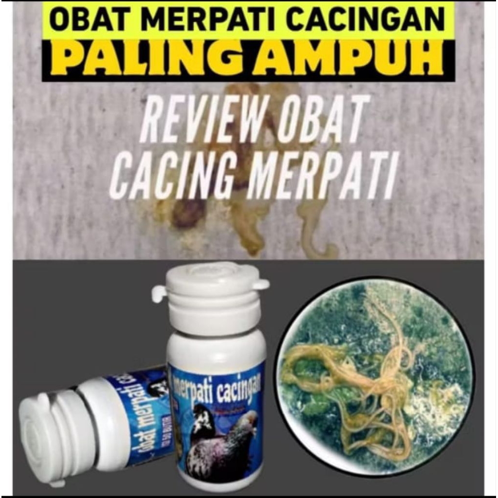 PROMO OBAT CACING MERPATI CACINGAN ISI 100 PIL nutrobird vitamin burung suplemen jamu merpati extra 