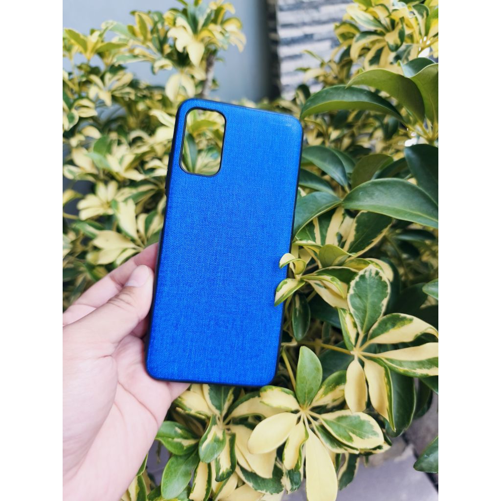 Case Samsung A32 4g Silikon Fabric Biru