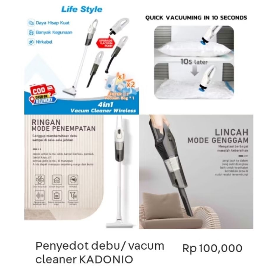 Penyedot debu /vacum cleaner KADONIO (preloved)