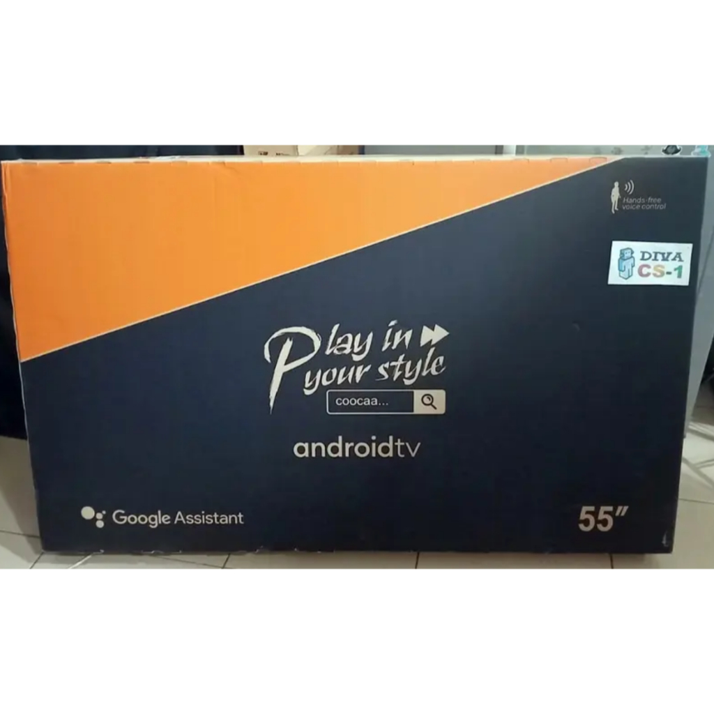 TV Android 55inch 4K UHD Coocaa 55S6G Pro Max Digital Youtube Wifi