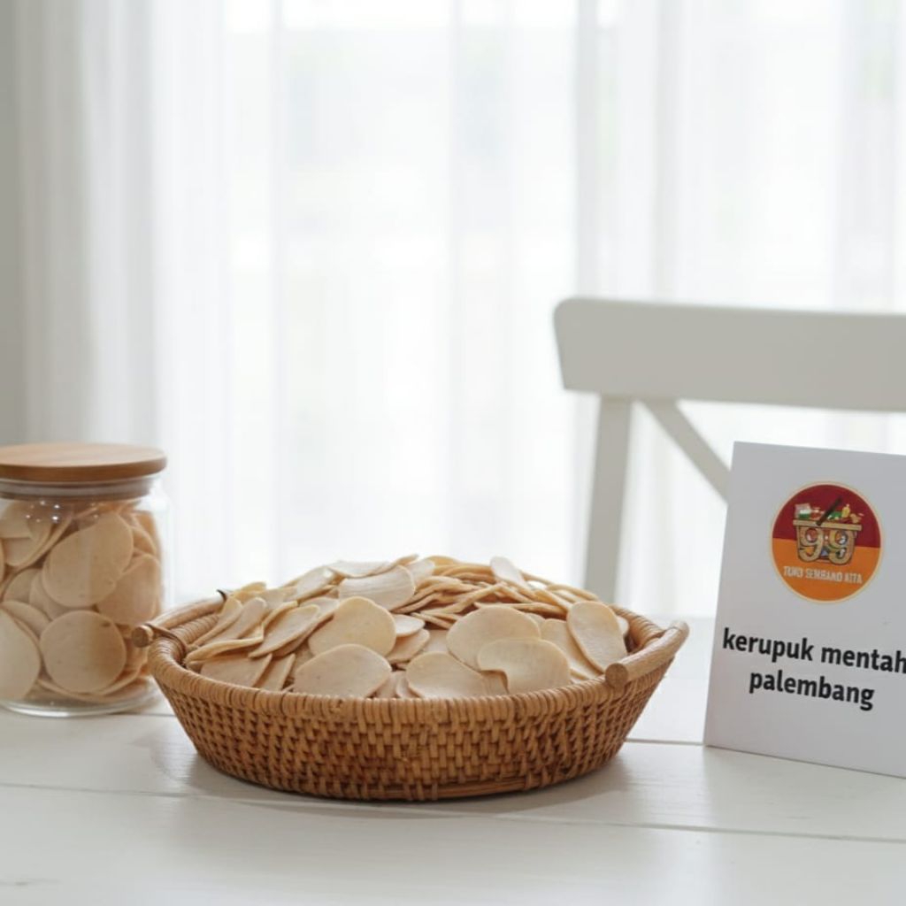 KERUPUK MENTAH Kerupuk Sari Udang Palembang Kemasan 250g, 500g 1Kg