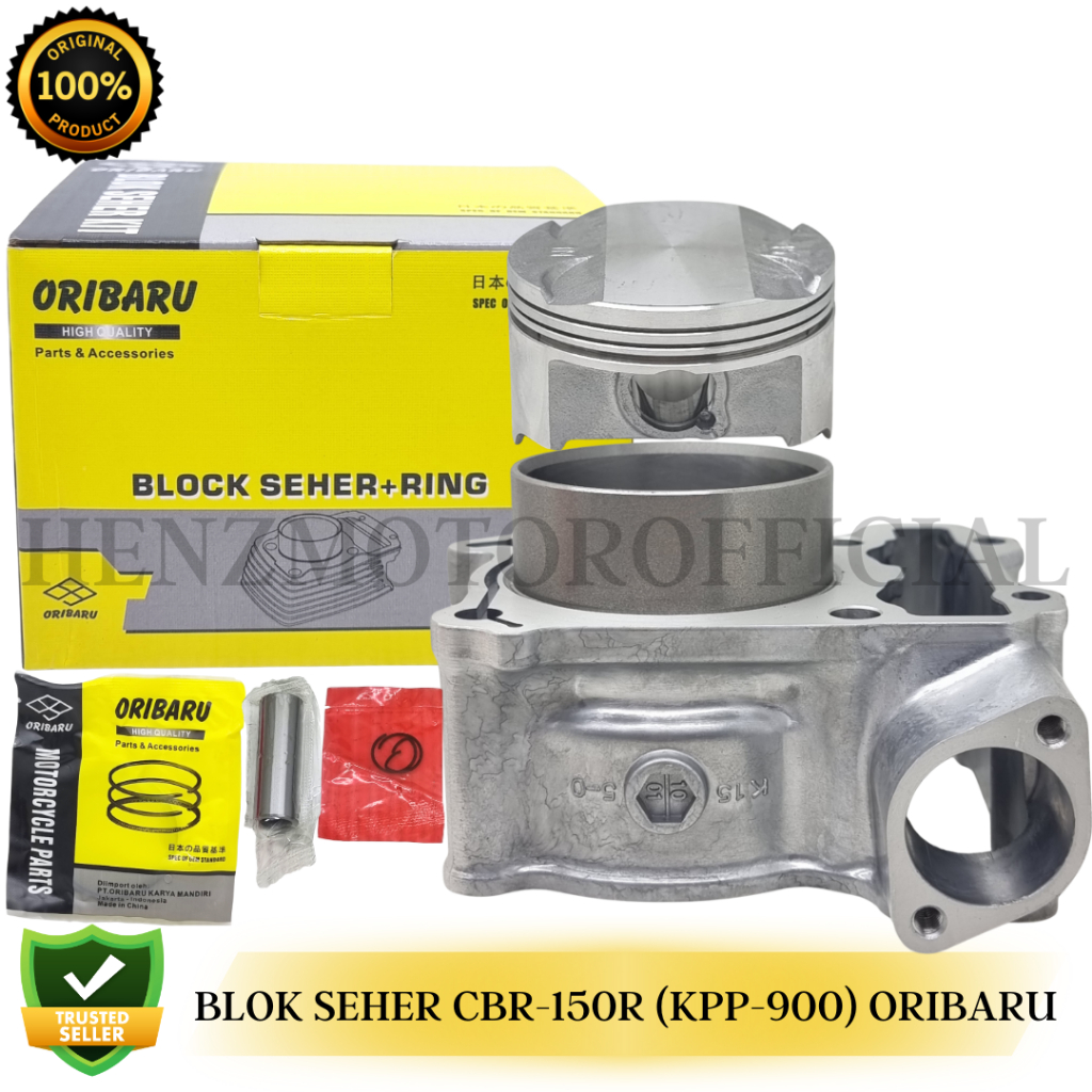 BLOK SEHER KOMPLIT BLOK BORING BLOCK SEHER CYLINDER KIT BLOK SET CBR 150R CBR-150R ( KPP-900 ) ORIBA