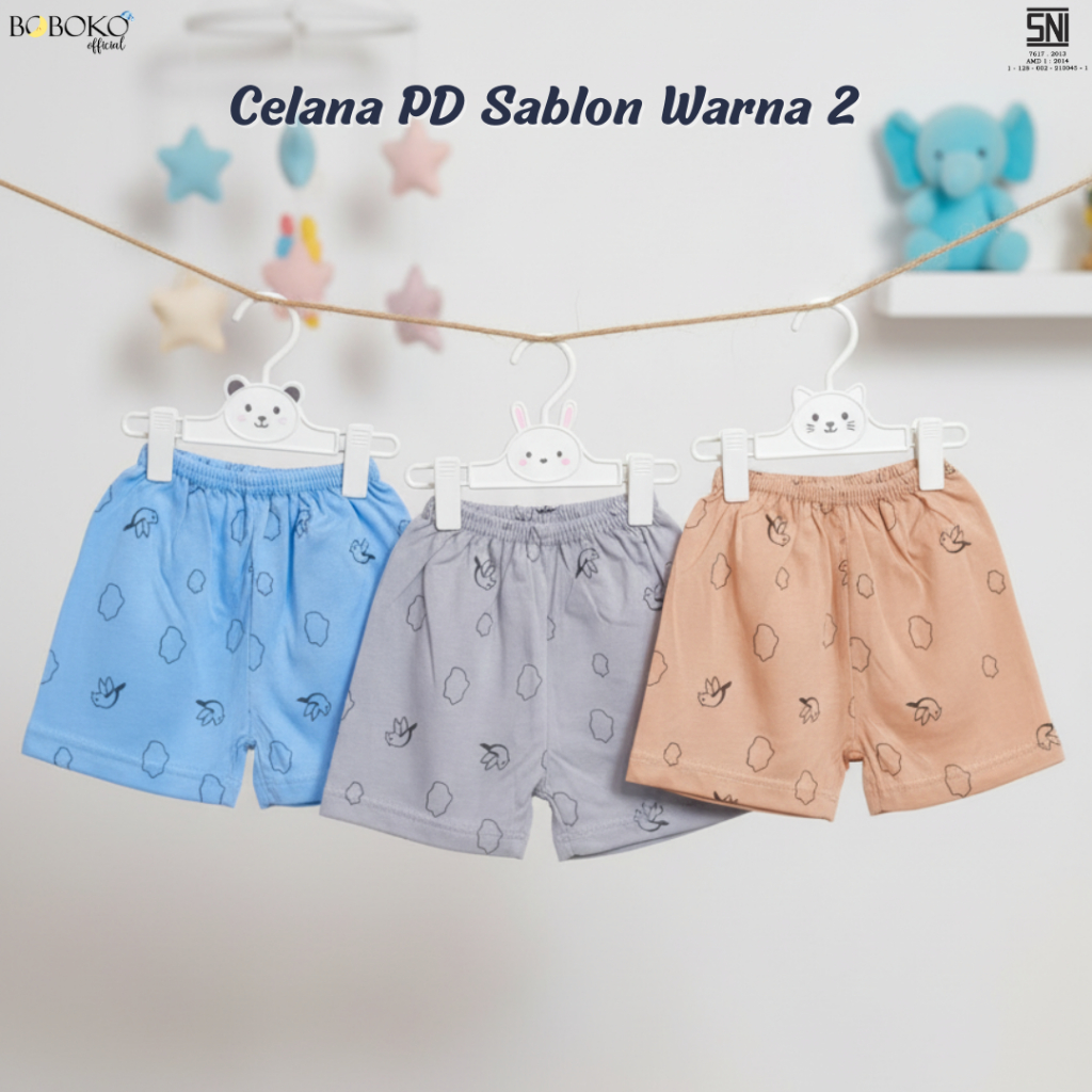 (3 Pcs) Celana kombinasi Digico By Boboko