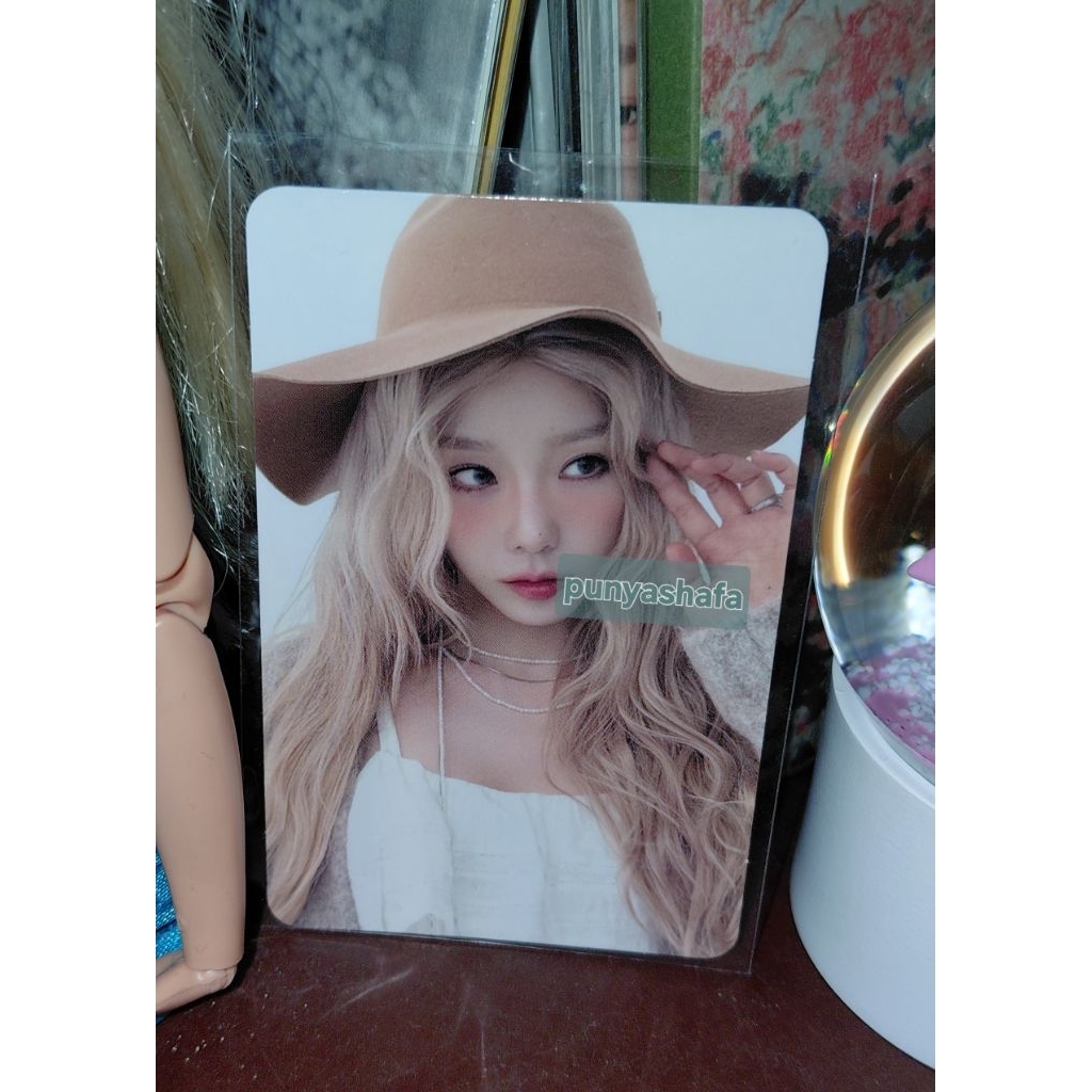 Official PC photocard Taeyeon The Tense MD Snow Ball Snow Globe