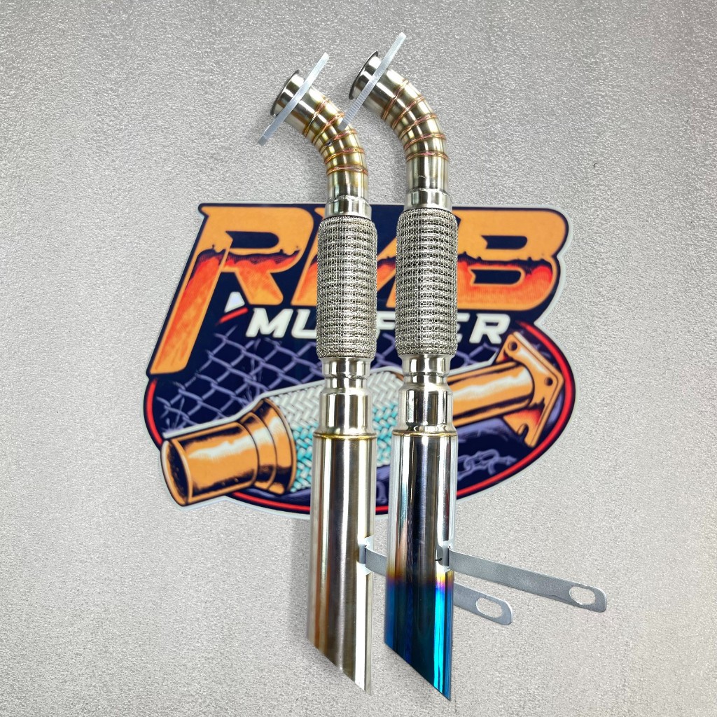 KNALPOT PNP FLEKSIBEL BUANG SAMPING PANTHER TURBO JARING ORIGINAL