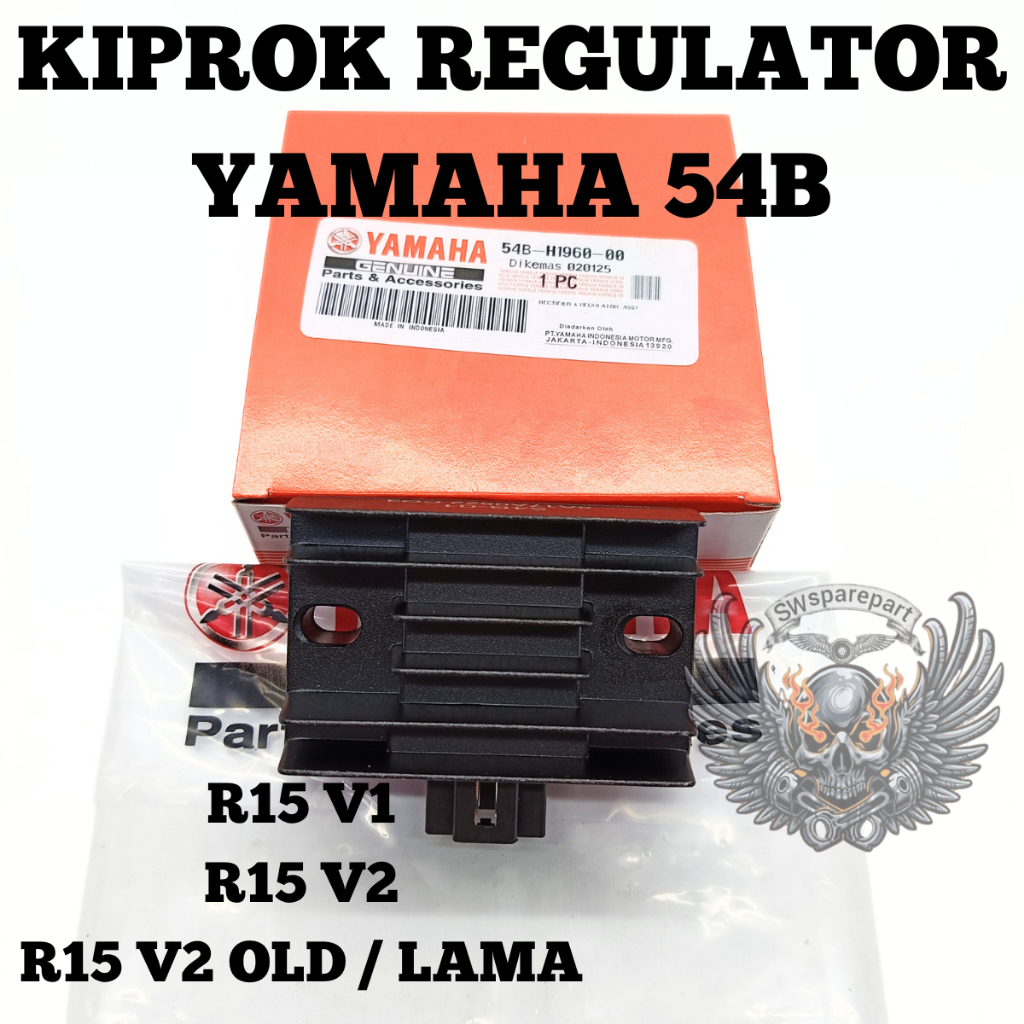 ORIGINAL ( 100% ) KIPROK REGULATOR YAMAHA 54B R15 V1 V2 OLD LAMA KUALITAS ORIGINAL YAMAHA YGP PRESIS