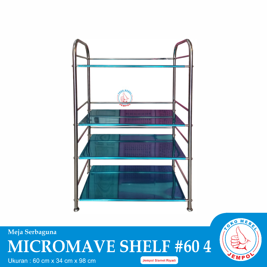 Rak Sebaguna/MICROWAVE SHELF #60 4 ECHO/Rak Dapur Penyimpanan/Rak Dapur Penyimpanan/Rak Dapur Penyim