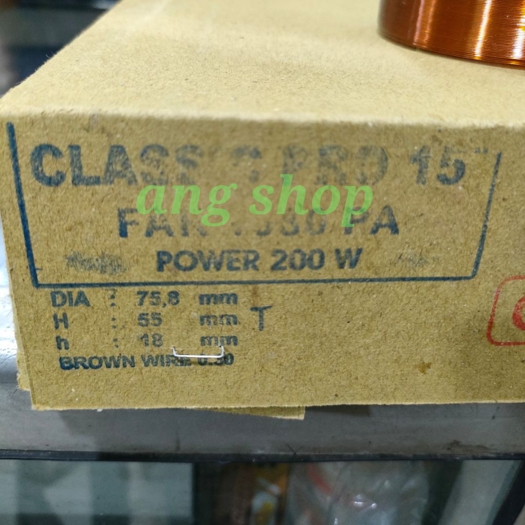 Grosir 6 Pcs Spul Classic Pro 1580 Voice Coil Spol 75.8Mm 75.8 Mm Lokal