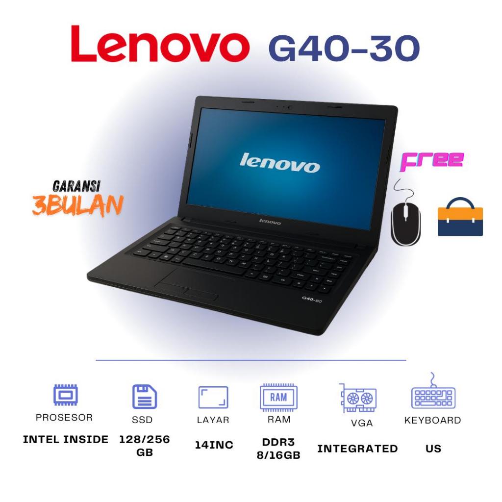 Lenovo Core i3 i5 i7 Laptop Pelajar G480 G40 E450 E440 E470