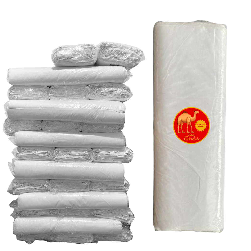 Kain Kafan Roll Cap Onta 50 meter (bisa untuk 5 orang) | Kain Kafan Per roll terjangkau kain kafan p
