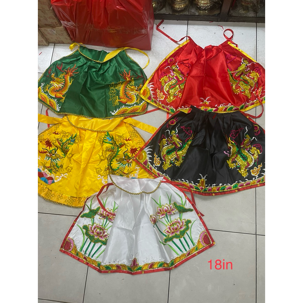 Baju dewa / jubah patung 24in