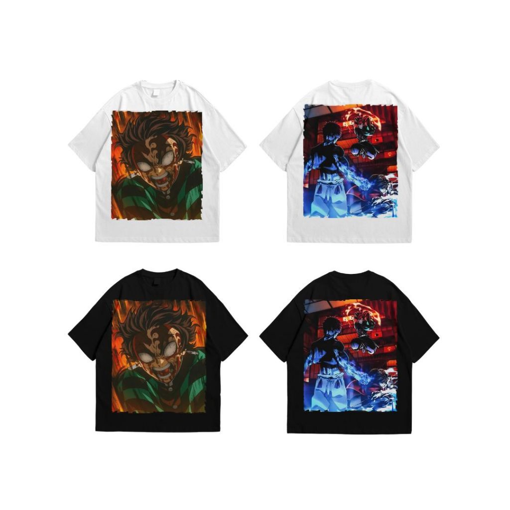 KAOS DEMON SLAYER TANJIRO OVERSIZE | BOOTLEG | UNDIFINED