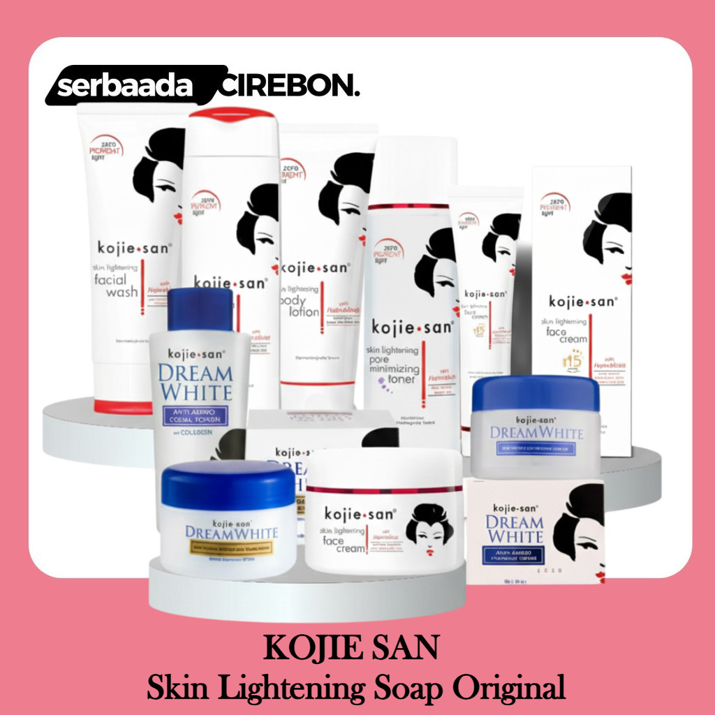 KOJIE.SAN Paket lengkap perawatan wajah & tubuh Kojie.San dengan kandungan Kojic Acid