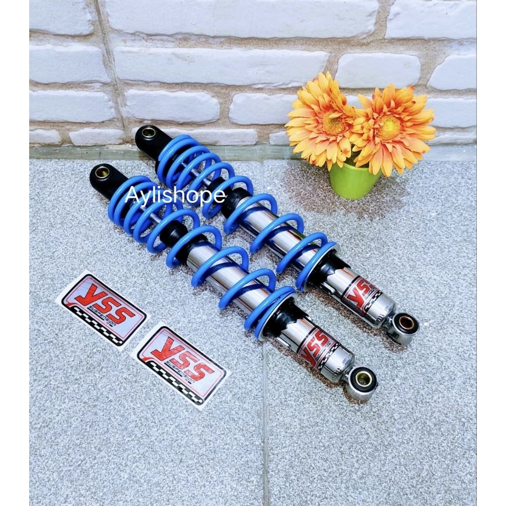 SHOCK BELAKANG NON TABUNG 280-340MM FREE STIKER YSS.340-SUPRA X 125,SUPRA LAMA, KHARISMA, REVO, REVO