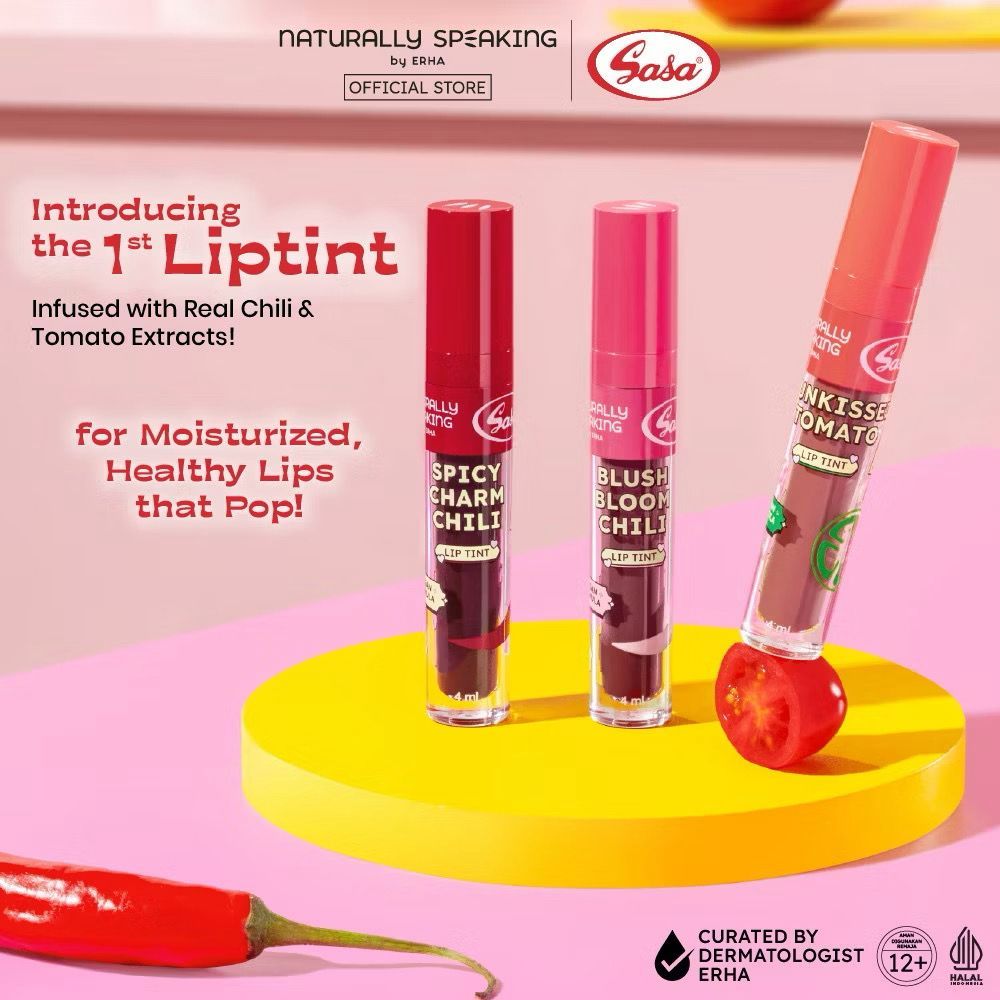 Liptint Naturally Erha x Sasa