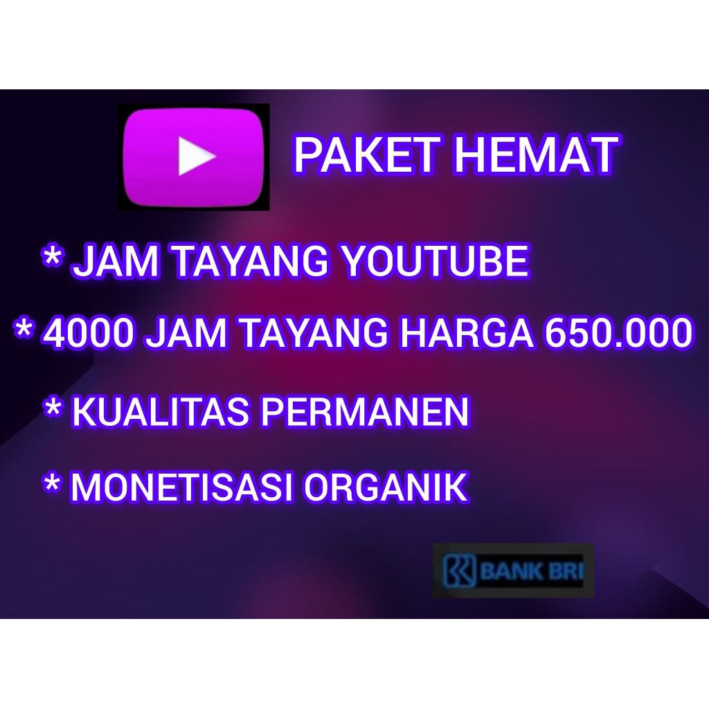 jam tayang YouTube permanen