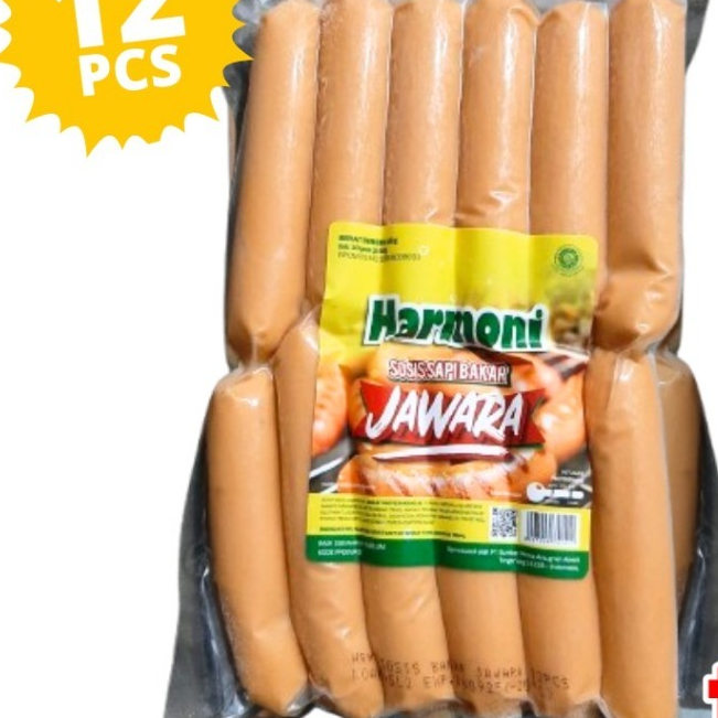 HARMONI Sosis Sapi Bakar Jawara (Mini) 450gr 12pcs