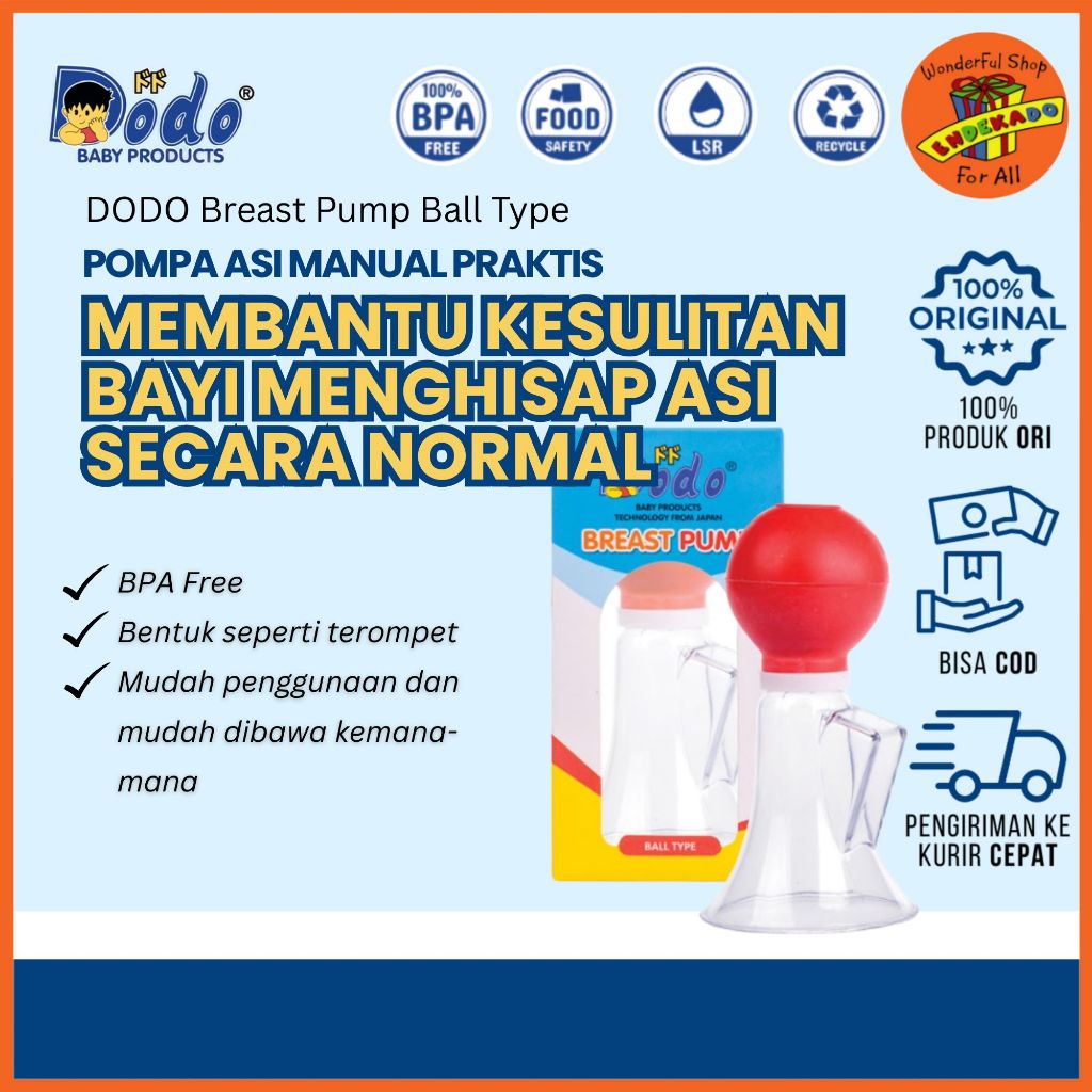 MAKASSAR DODO BREAST PUMP BALL DAC001 - Pompa Asi Manual
