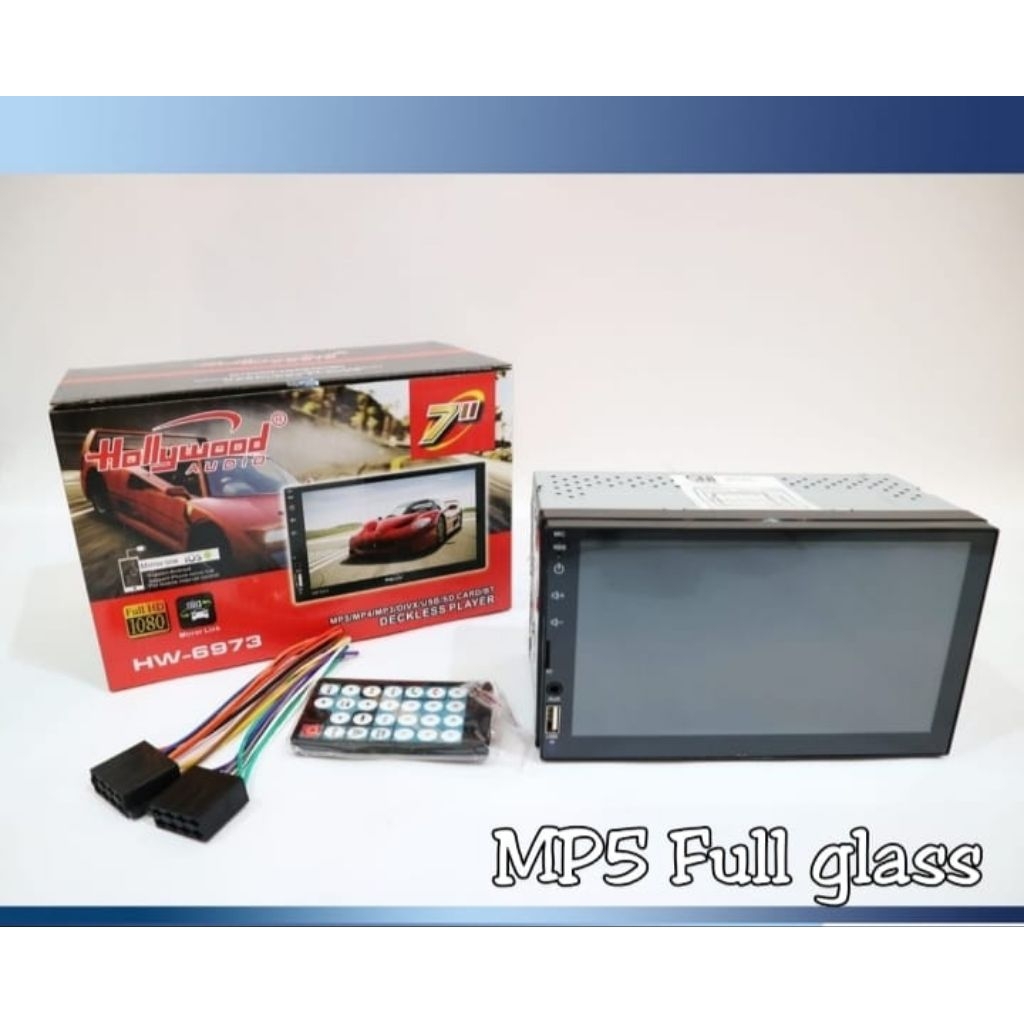 Headunit Deckless Holywood 7 inch mp5 / Tv mobil / Deckless Holywood Mp5 USB bluetooth