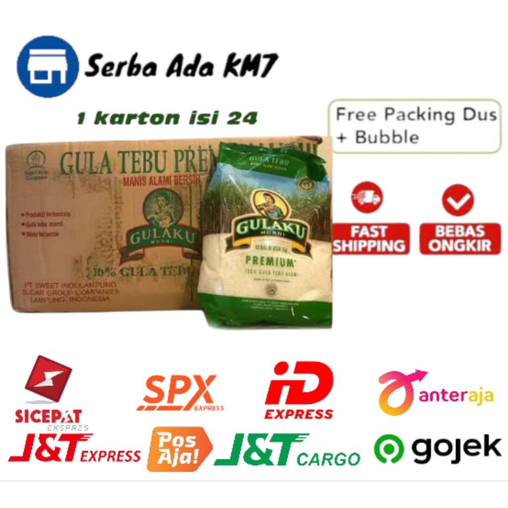 1 DUS GULAKU PREMIUM 1 KG ISI 24 PCS