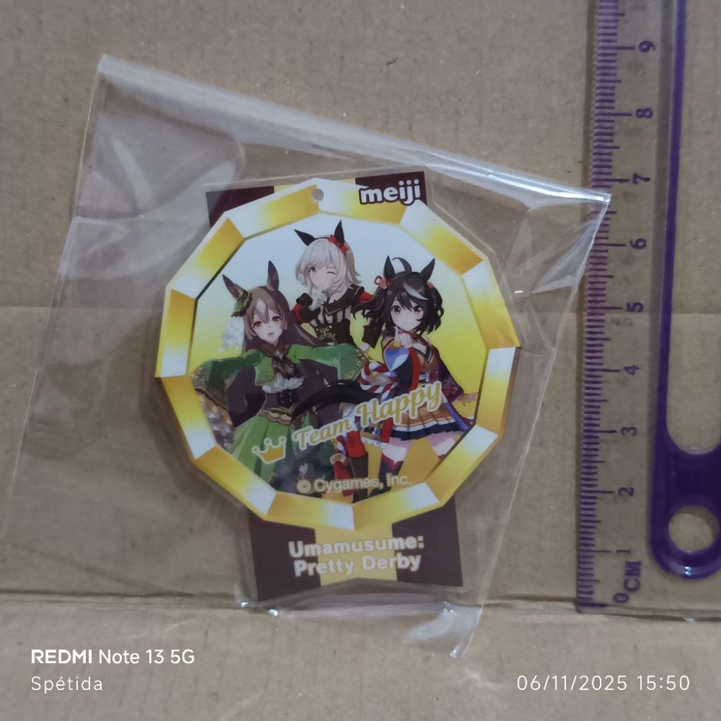 Acrylic Keychain "Deliver Your Dreams Meiji x Uma Musume Support Project Macadamia Chocolate" - Sato