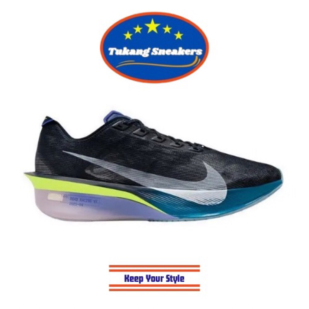 Sepatu Lari Pria Nike Vaporfly 4 Road Racing Blue NIKHF6414401