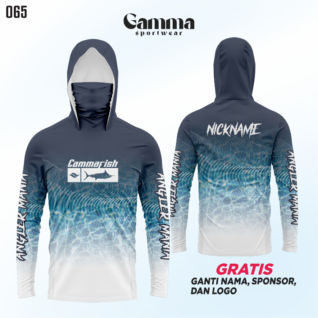 Kaos Jersey Mancing Printing Custom Nama Satuan 065