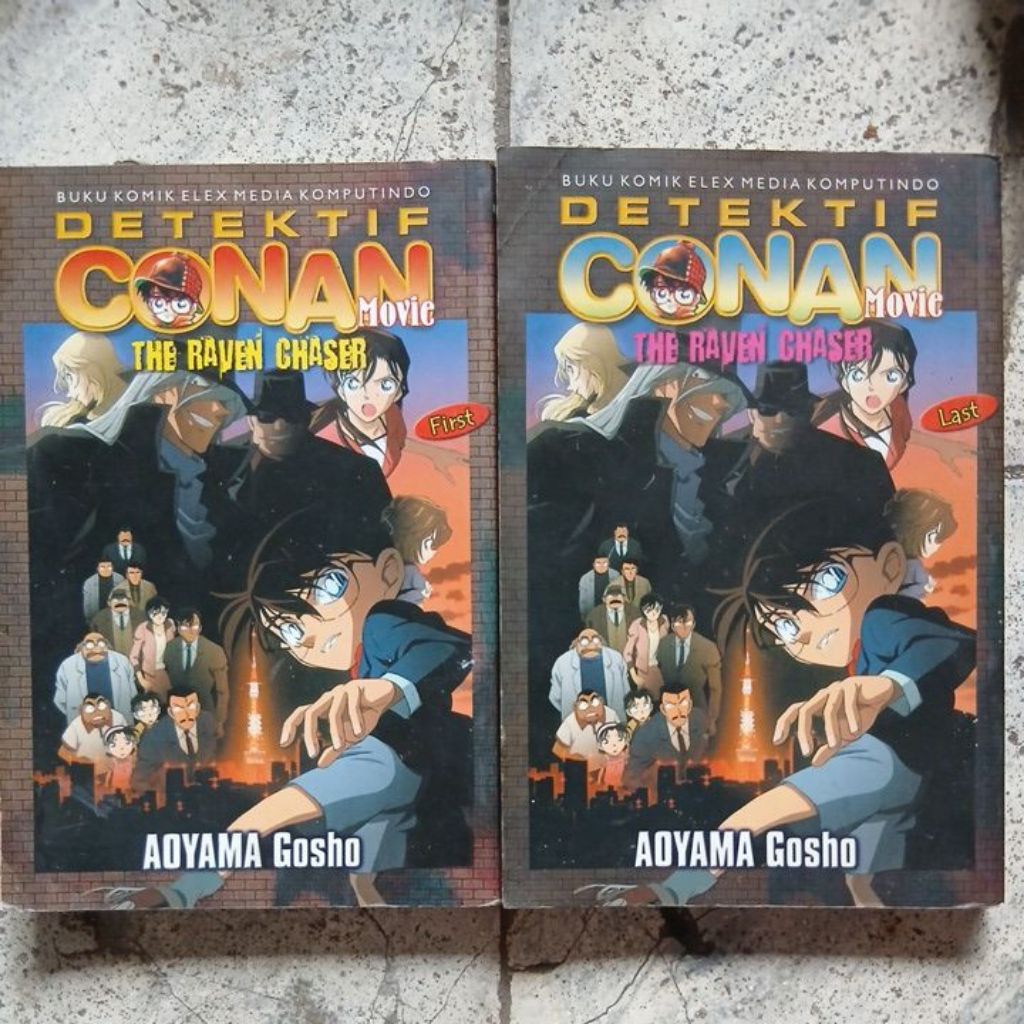 KOMIK DETEKTIF CONAN THE RAVEN CHASER FIRST AND LAST