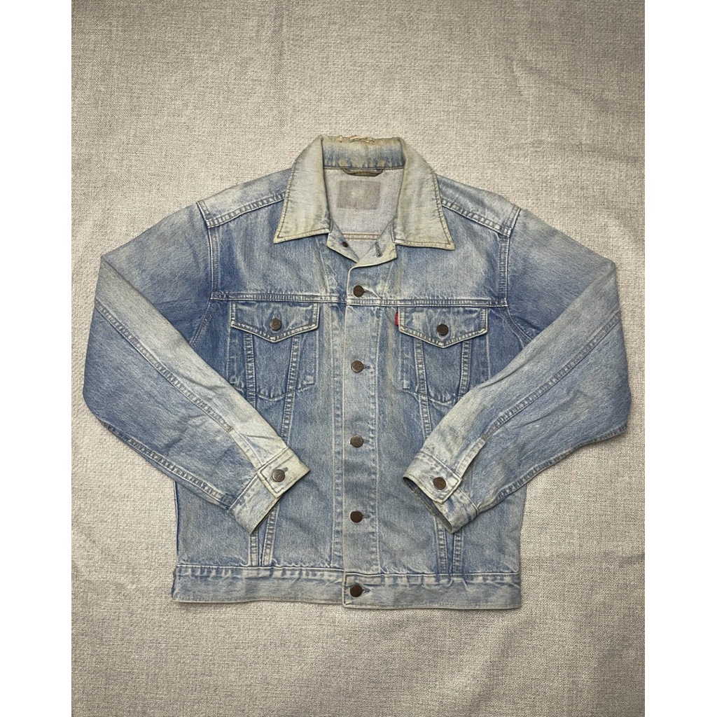 Vintage Big John type 3 trucker denim distressed jacket not Ironheart Momotaro
