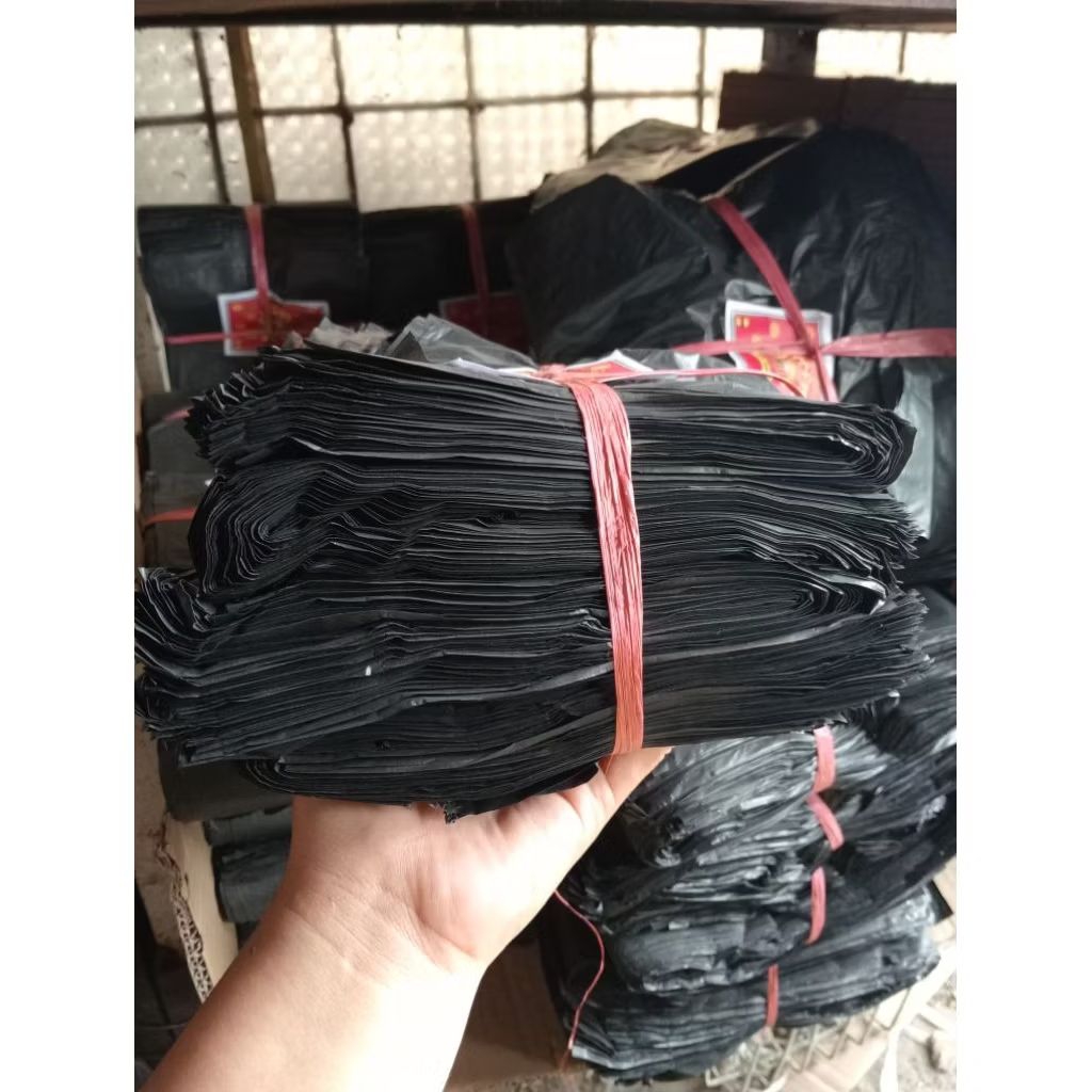Kantong Plastik Kresek Hitam Tebal Netto 1kg Kiloan Murah Meriah