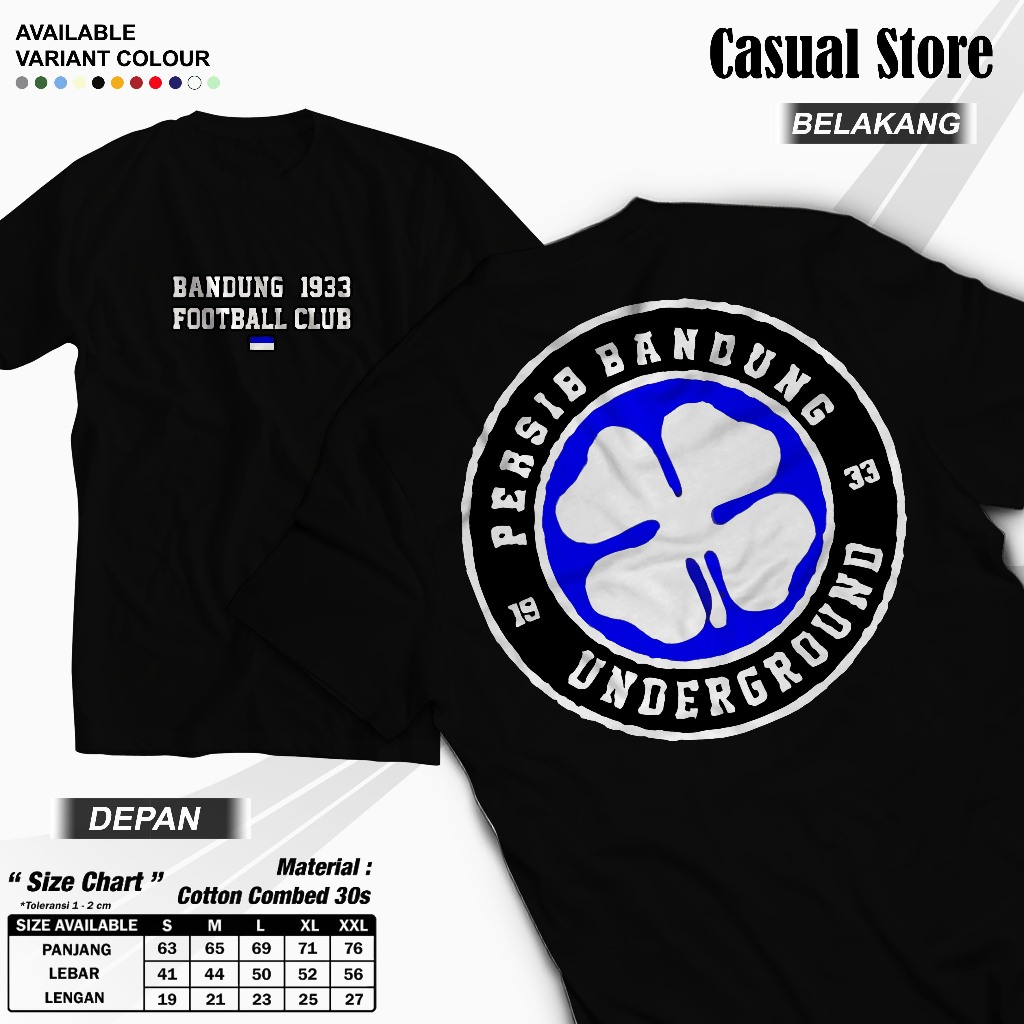 kaos persib bandung underground 1933