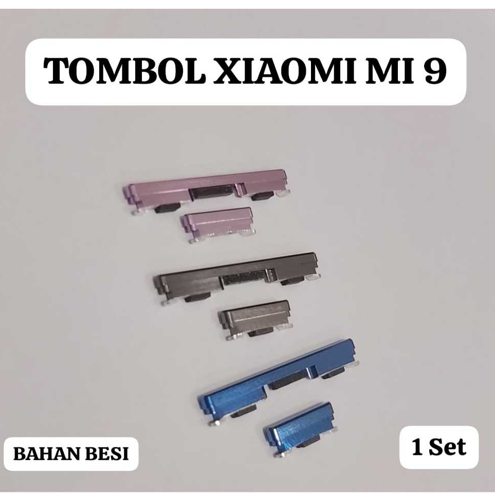 Tombol Power On Off dan Volume Luar XIAOMI Mi 9 Mi9