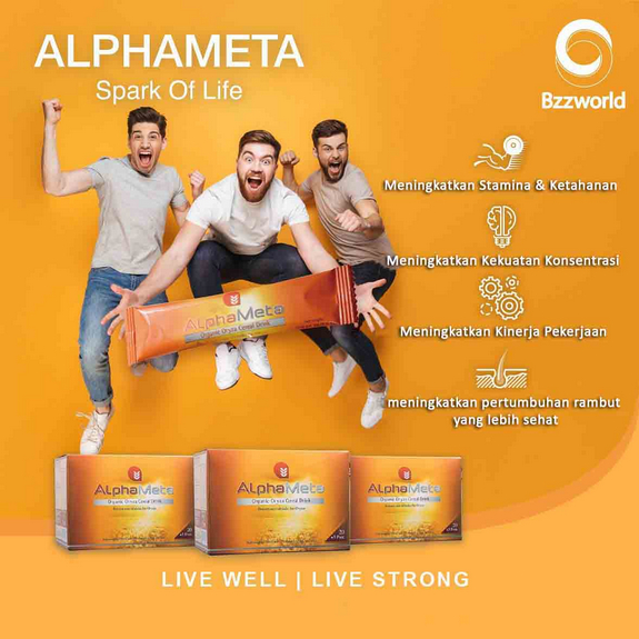 AlphaMeta 1 Sachet Minuman Kesehatan dari Beras Merah Organik