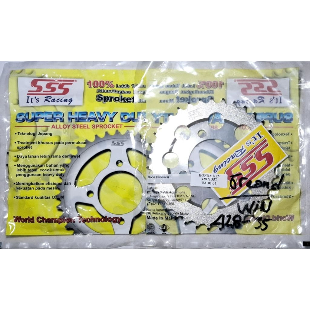 Gear / Gir Belakang SSS Grand ,supra, win 428