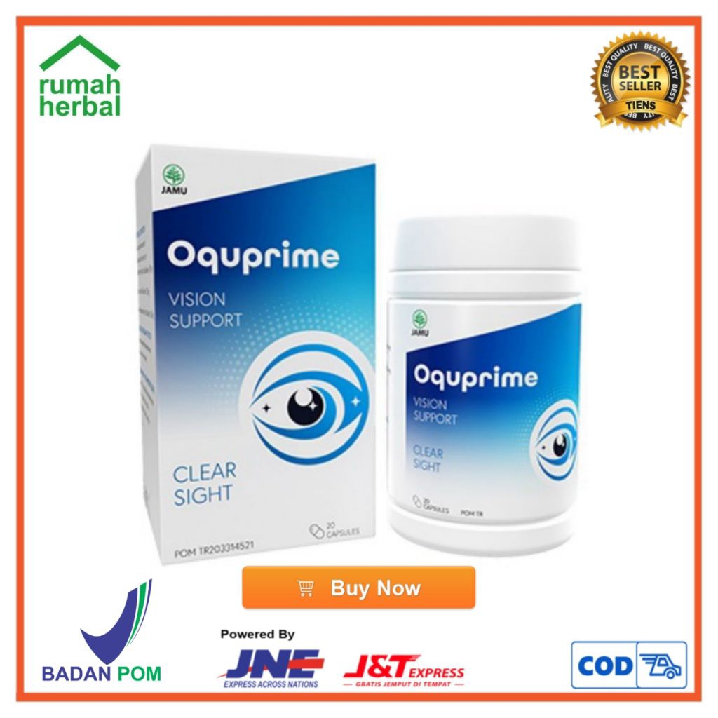 Oquprime Asli Obat Mata Minus Rabun Katarak Silender Original Bpom