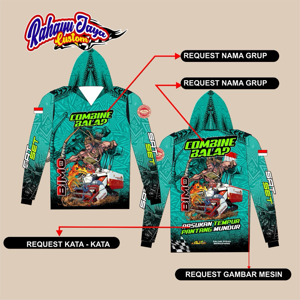 JERSEY COMBINE HANVESTER BIMO // KAOS COMBINE BIMO