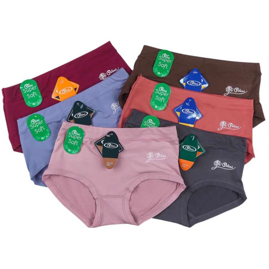 TERMURAH || Celana Dalam Wanita Katun Best Quality | CD Perempuan Jumbo (( POLINI 1362, 1236 ))