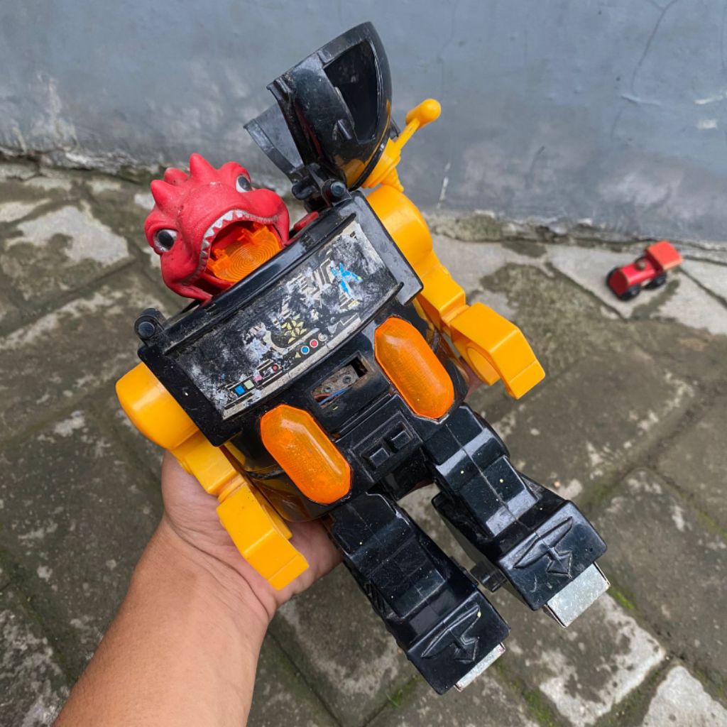 robot jadul robot dino robot dino lawas original made in taiwan