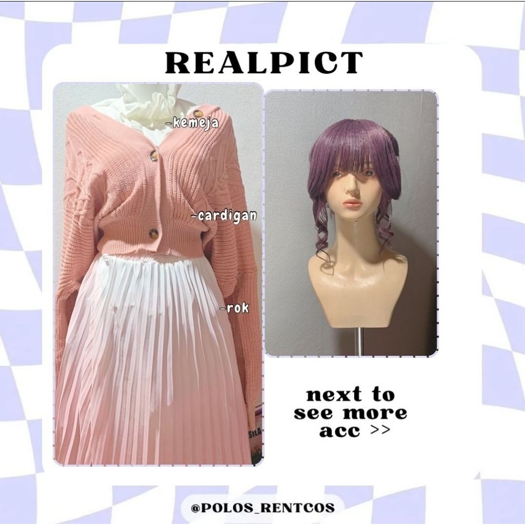 DIJUAL Kostum waguri Cardi Ver. Waguri Daily - Waguri Cosplay