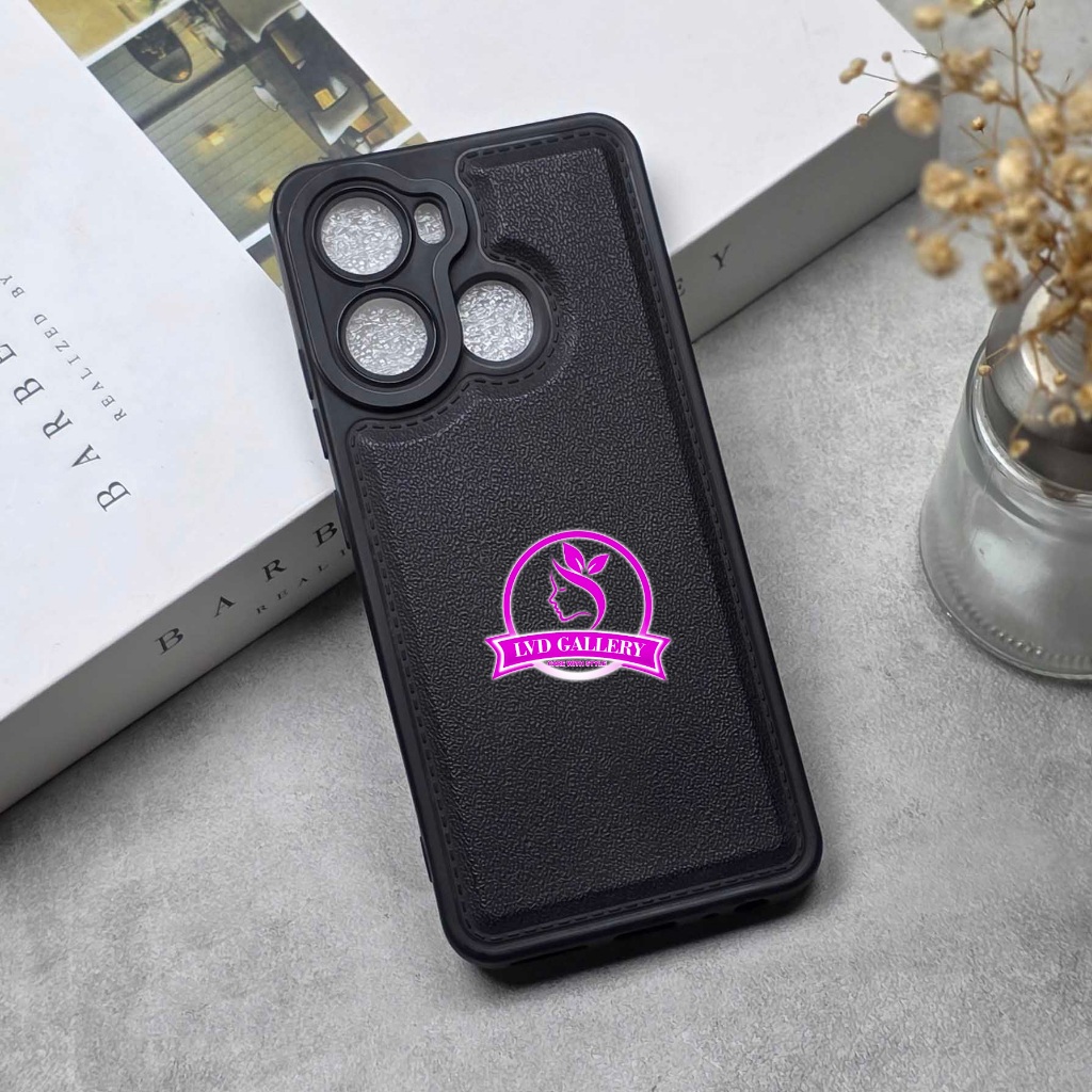 Itel P40 Itel P55 Nfc Itel P55 5G Itel P65 Case Leather Black SoftCase Itel P40 Itel P55 Nfc Itel P5