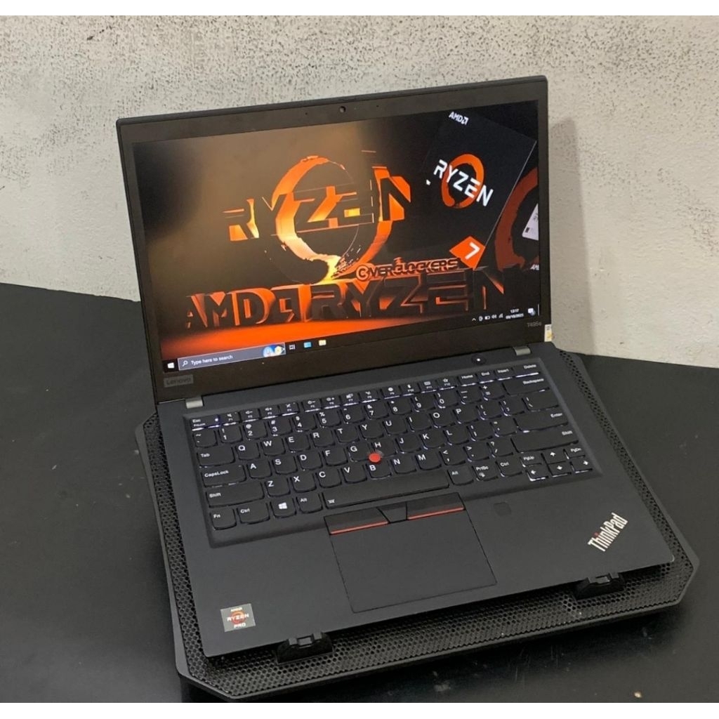 LAPTOP LENOVO THINKPAD T495s AMD Ryzen 7Pro 3700w Ram 16GB Ssd 1TB