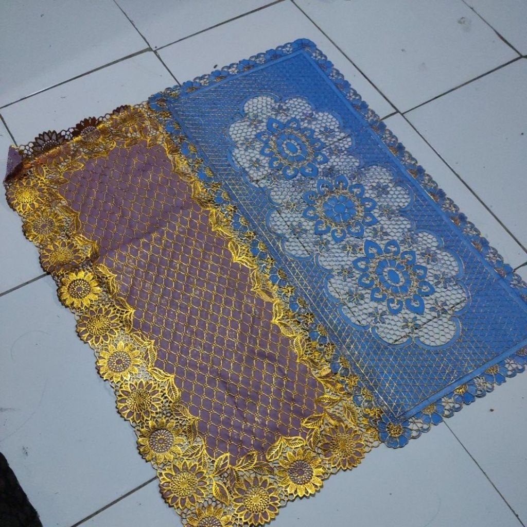 Taplak Meja Tamu/ Alas Meja Tamu/ Taplak Meja Tamu Airmas/Taplak Meja Tamu List Emas