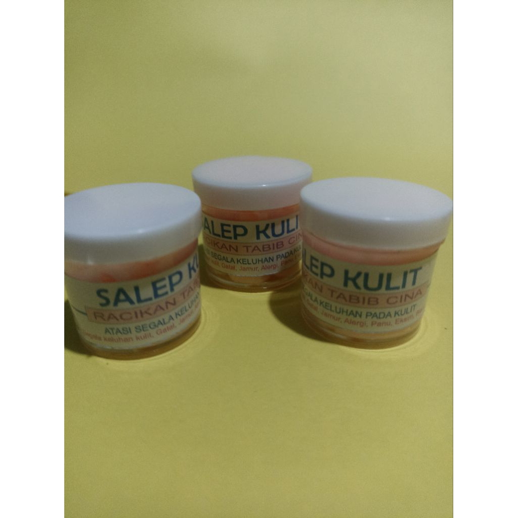 3 Pcs Salep Gatal, Jamur, Panu, Eksim, Salep Tabib Cina Paling Ampuh Kemasan 10g