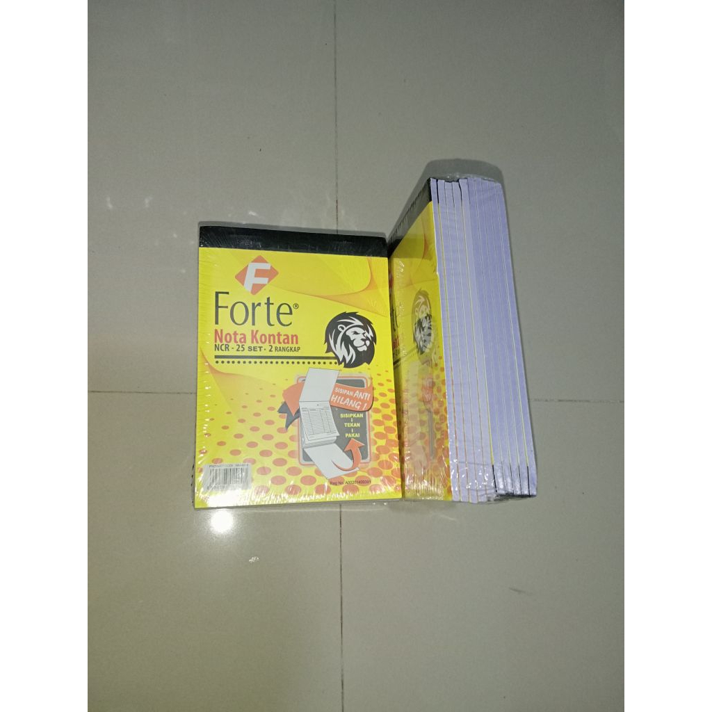 Nota Kontan Forte 2 Rangkap