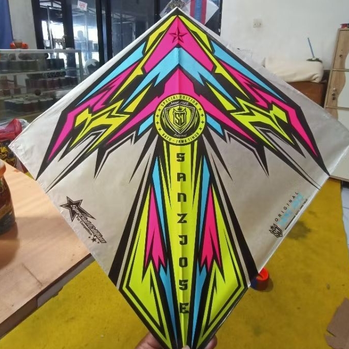 Layangan Sukhoi "Sanz Jose Gundam" Bambu Petung Special Turnament