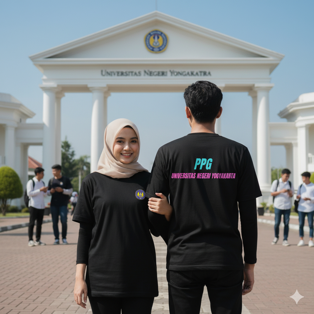 Tshirt PPG UNY | Kaos Cotton (katun) Combed 24s